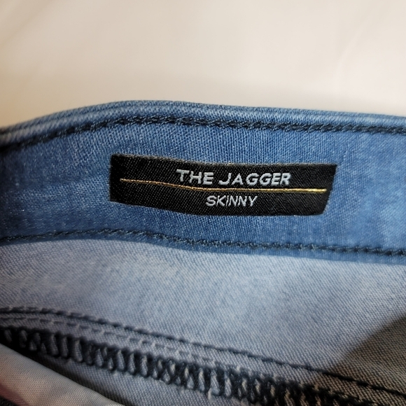 Vigoss The Jagger Skinny Light Wash Distressed Low Rise Girls Jeans Size 12 - Picture 6 of 13